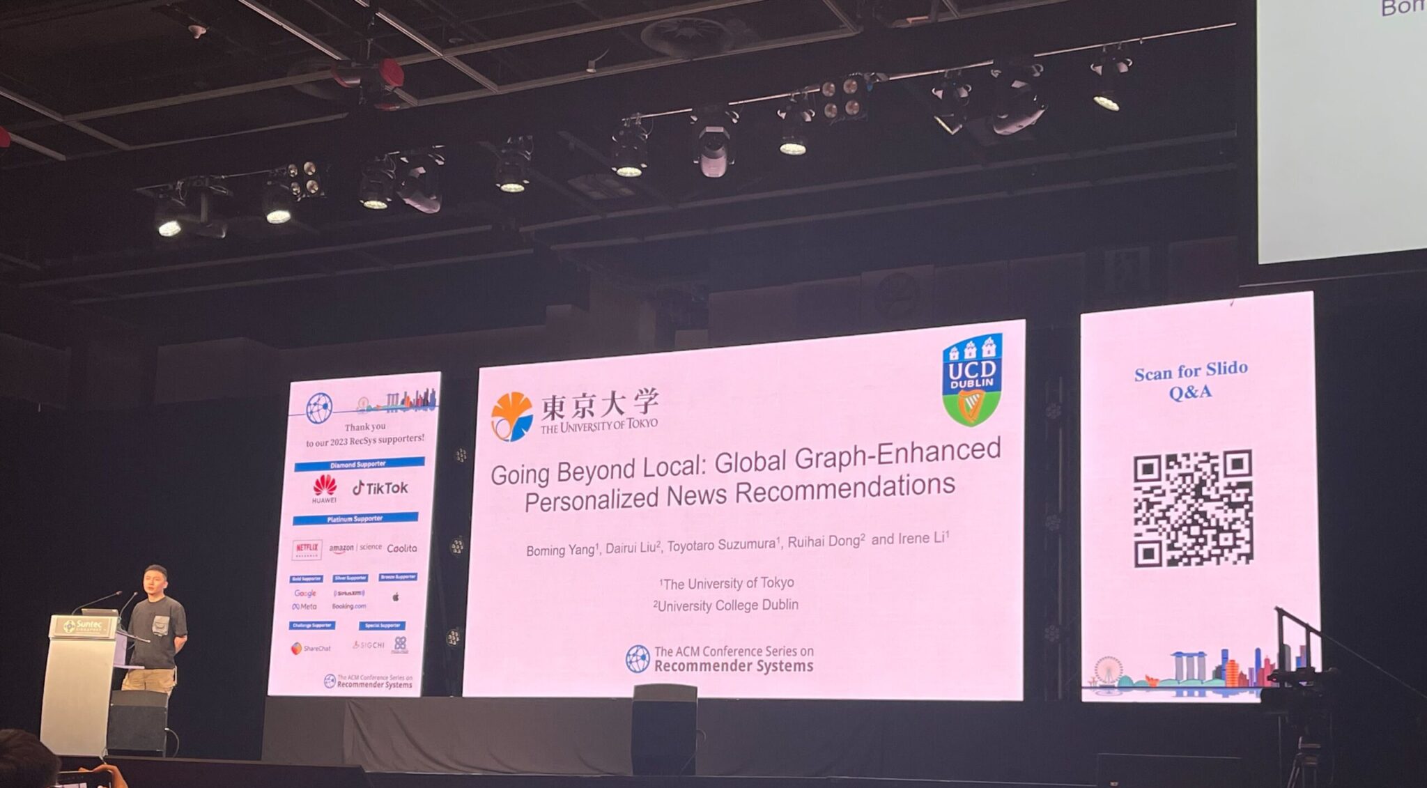 An AI paper won the Best Full Paper RunnerUp and the Best Student Paper Awards
